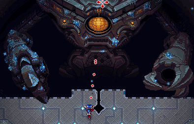 An enemy attacking with the Cold element